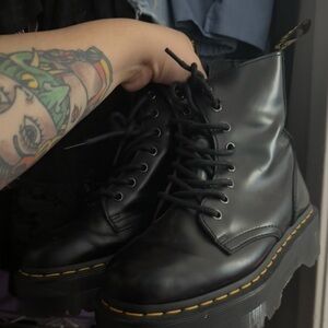 Doc Marten platform boots